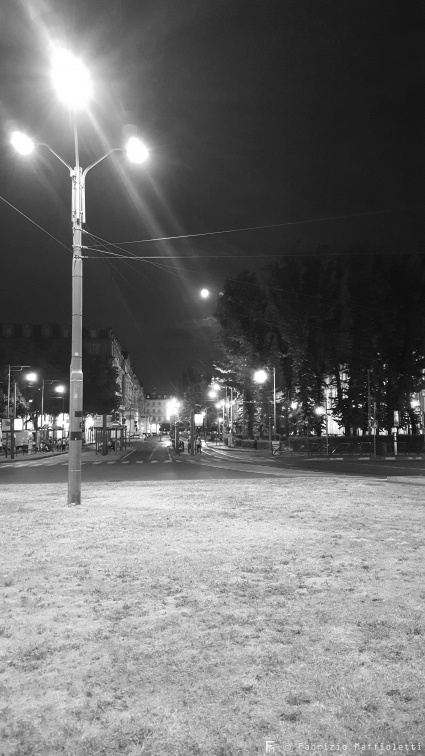 Piazza Statuto by Night