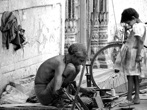 Bicycle repair "shop"