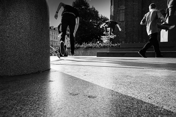 Skaters in Turin