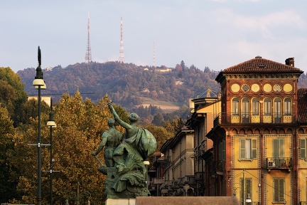 Corso Moncalieri, view from Umberto I bridge