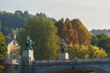 View of Umberto I bridge and S. Agnese church