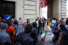 Flash mob By Io Accolgo and Presidio Solidale Torino 