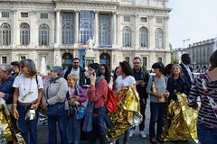 Flash mob By Io Accolgo and Presidio Solidale Torino 