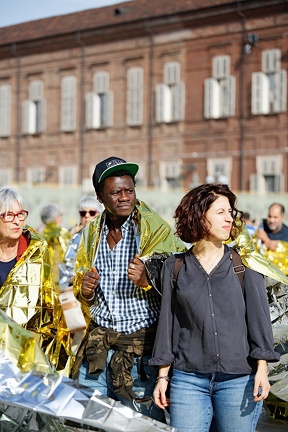 Flash mob By Io Accolgo and Presidio Solidale Torino 