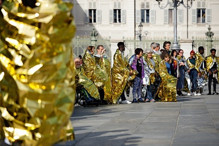 Flash mob By Io Accolgo and Presidio Solidale Torino 