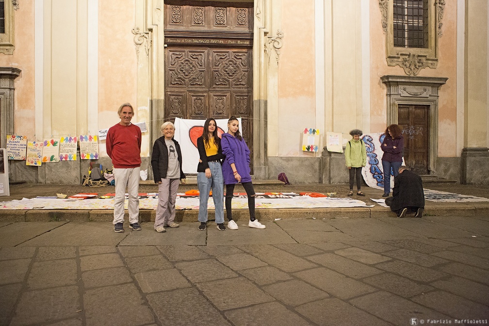 Appuntamento settimanale sul sagrato