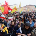 Everybody at the square against Turkish invasion of Rojava