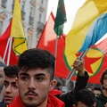 Everybody at the square against Turkish invasion of Rojava