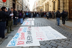 Student Protest against Pedmont Region Government Nov 4 2019