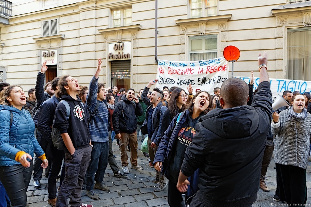 Student Protest against Pedmont Region Government Nov 4 2019