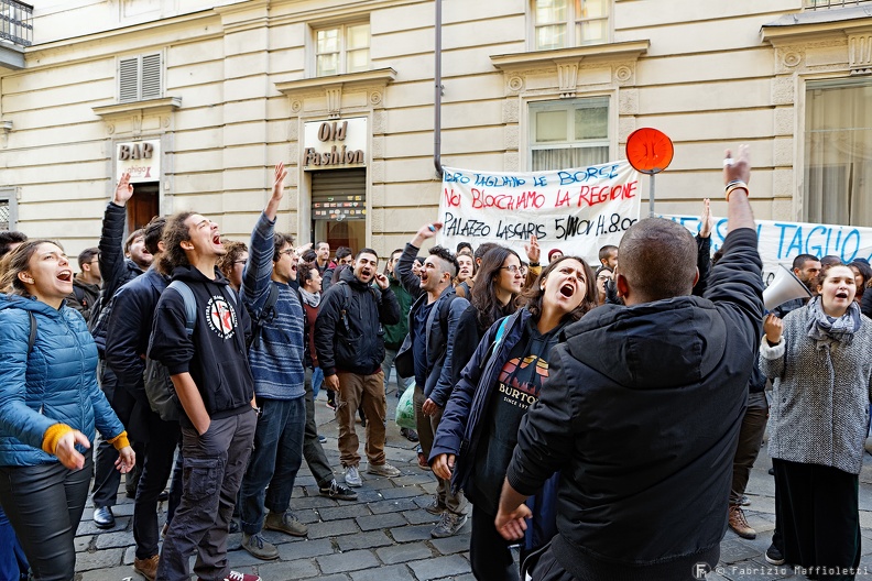 Student Protest against Pedmont Region Government Nov 4 2019