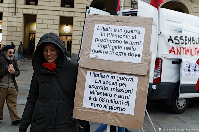 Anti -militarist demonstration