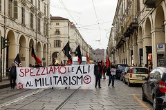 Anti -militarist demonstration