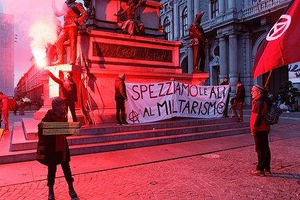 Anti -militarist demonstration