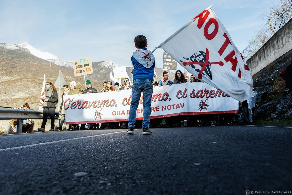 14th NO TAV March from Susa to Venaus, Dec 8 2019