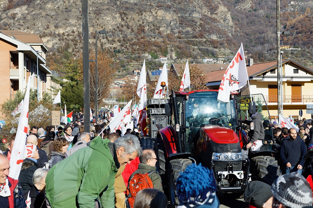 14th NO TAV March from Susa to Venaus, Dec 8 2019