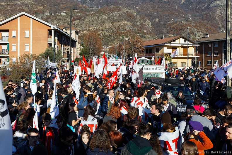 14th NO TAV March from Susa to Venaus, Dec 8 2019