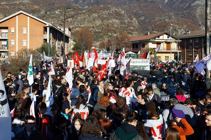 14th NO TAV March from Susa to Venaus, Dec 8 2019