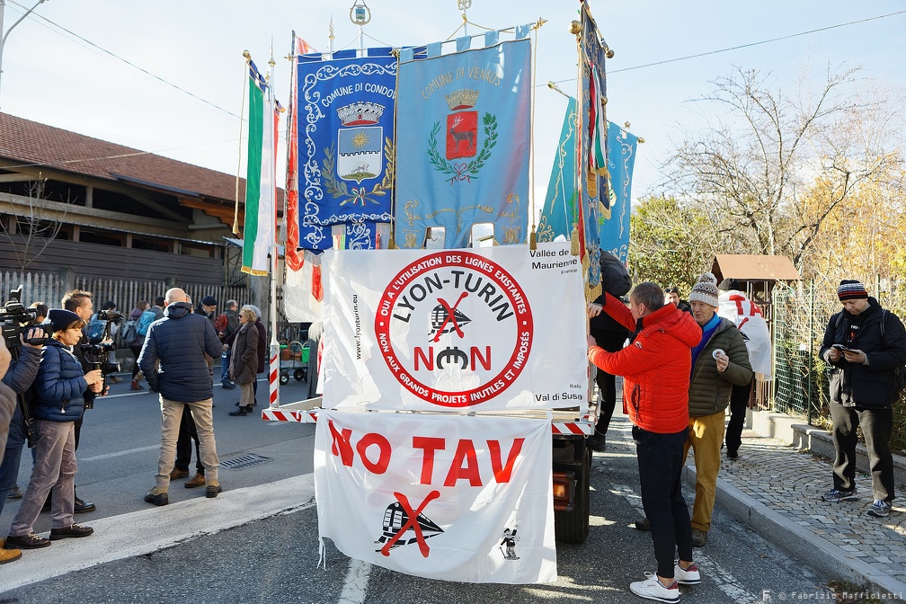 14th NO TAV March from Susa to Venaus, Dec 8 2019