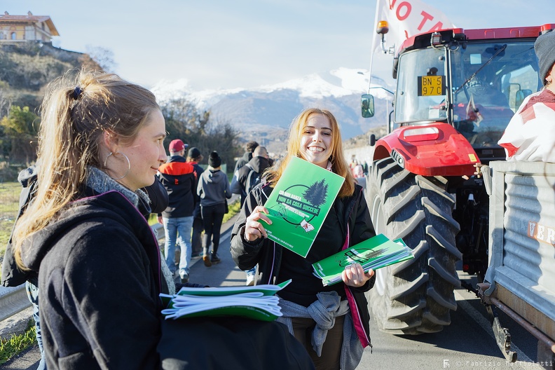 14th NO TAV March from Susa to Venaus, Dec 8 2019