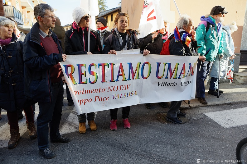 14th NO TAV March from Susa to Venaus, Dec 8 2019