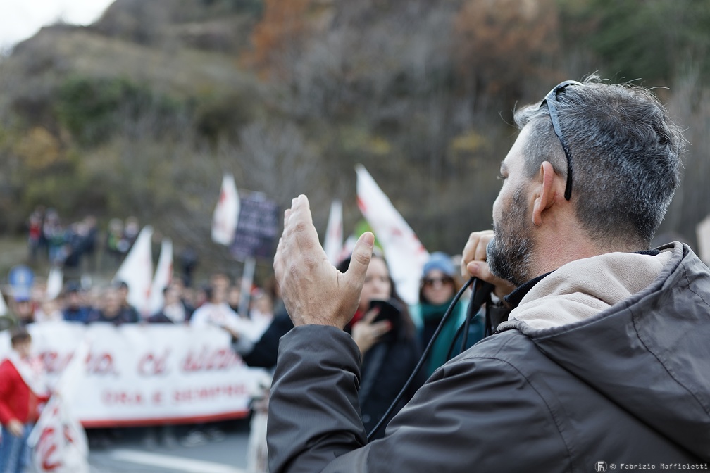 14th NO TAV March from Susa to Venaus, Dec 8 2019