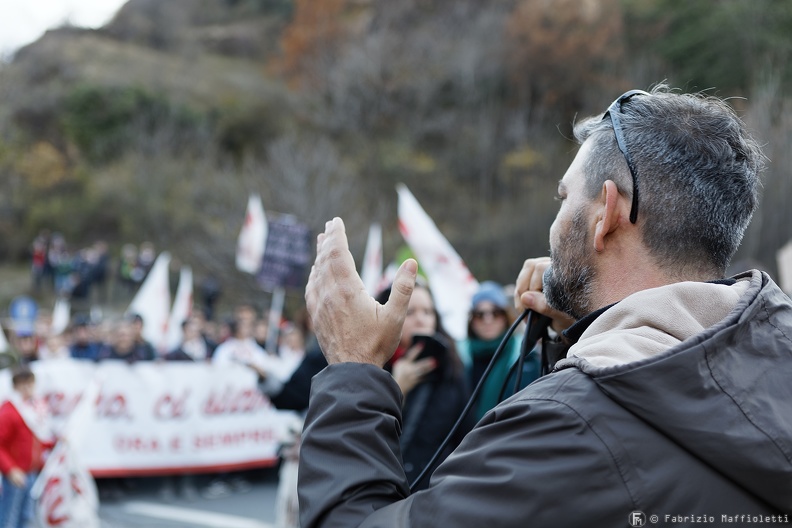 14th NO TAV March from Susa to Venaus, Dec 8 2019