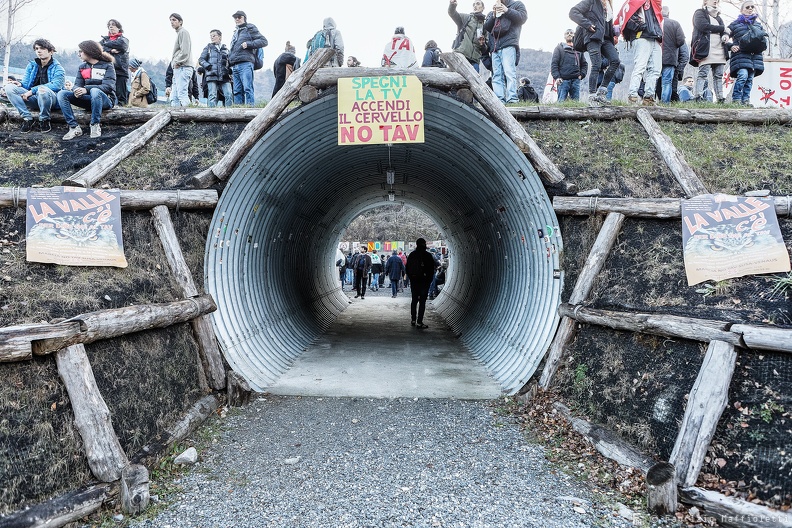 14th NO TAV March from Susa to Venaus, Dec 8 2019