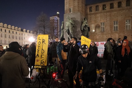 Riders protest