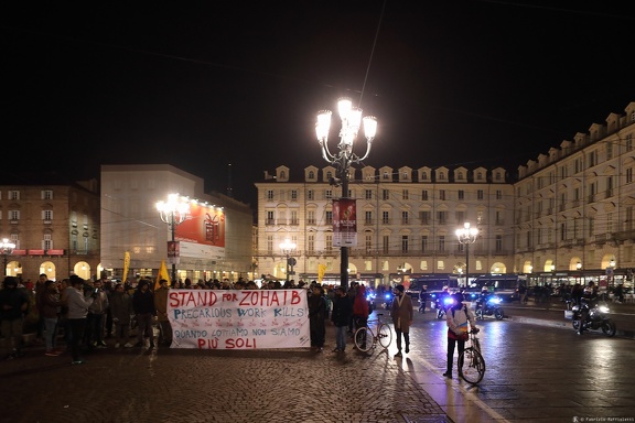 Riders protest