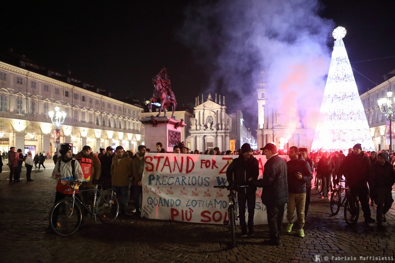 Riders protest