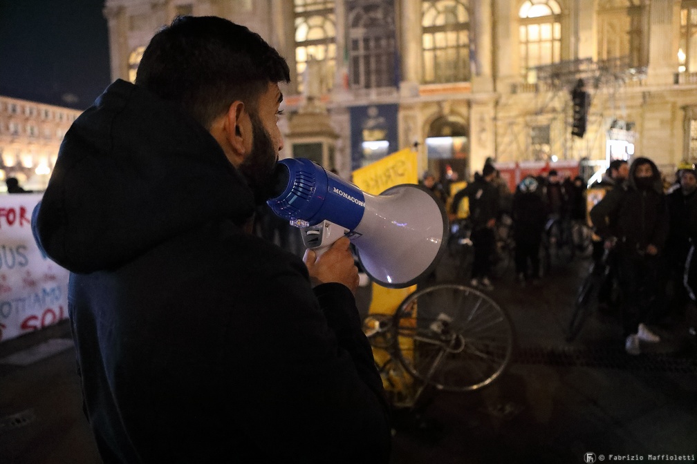 Riders protest